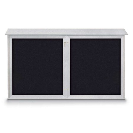 United Visual Products Open Faced Traditional Rounded Corkboard UV646ARC-GOLD-RUBBER